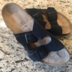 Women’s Birkenstock Betula Suede Navy Blue Sandal